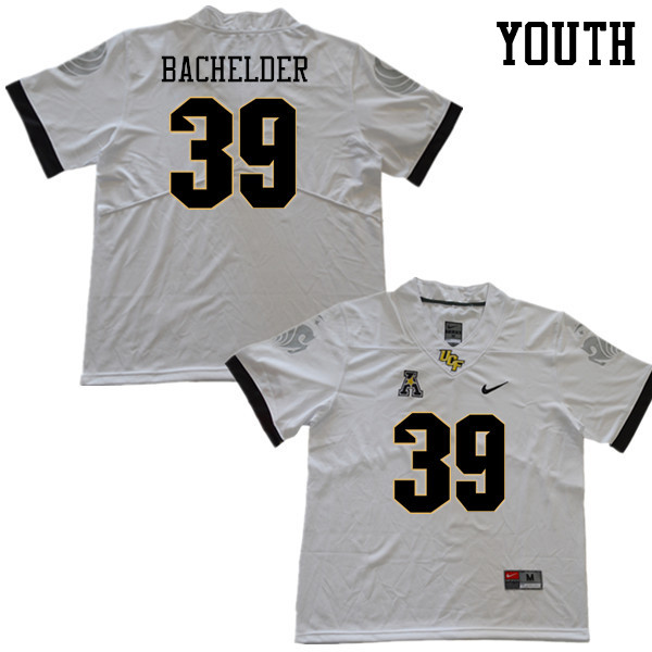Youth #39 Palmer Bachelder UCF Knights College Football Jerseys Sale-White